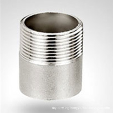 Bsp / NPT Threaded Screwed Stainless Steel Welding Nipple